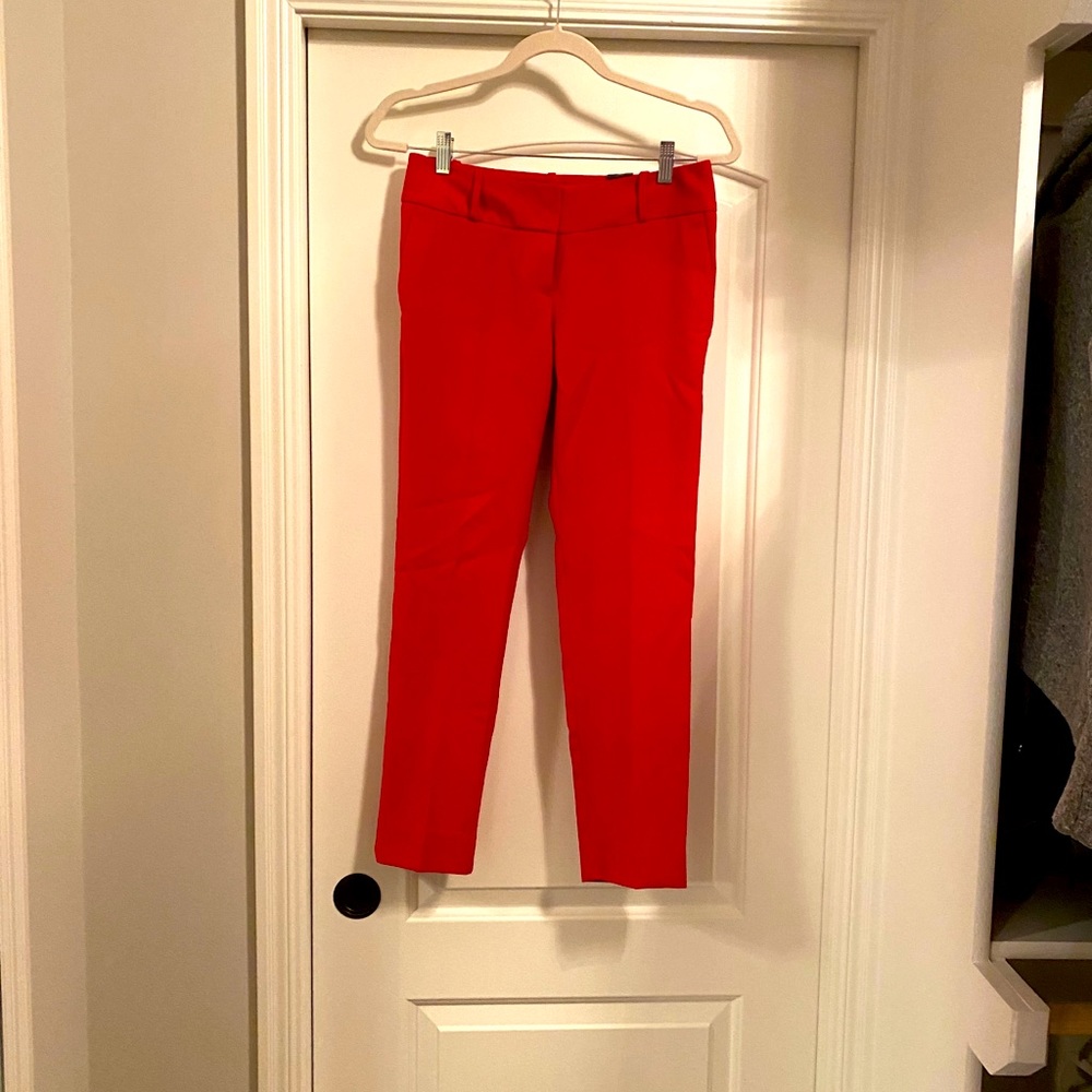 Limited Brand Red Pencil Pant